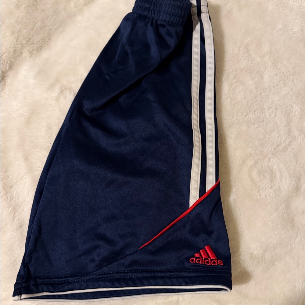 adidas Kids Navy and Red Shorts
